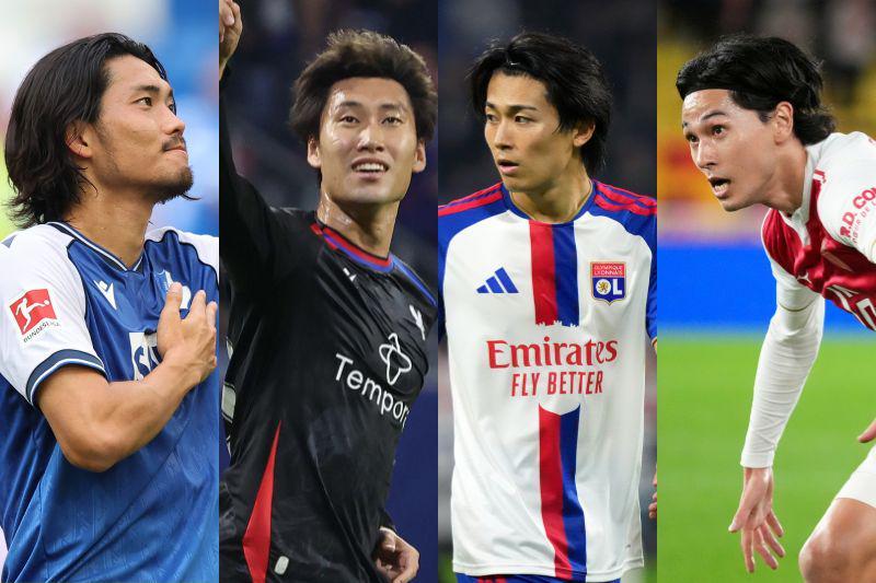 日媒盘点日本球员本轮欧联表现：8人出场，斩获2球2助
